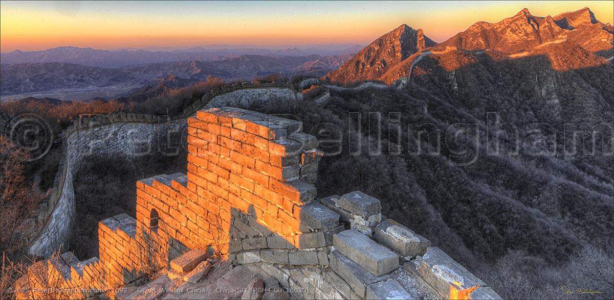 Peter Bellingham Photography Great Wall of China - China SQ (PBH4 00 16030)